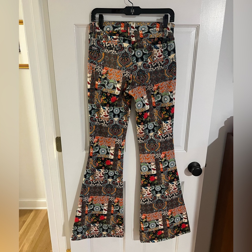 Alice + Olivia Patchwork Print Jeans - Picture 6 of 7